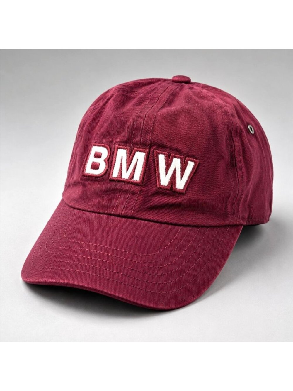 BMW Future Driver Youth Hat Vintage Red Adjustable Embroidered Cap - USA Made